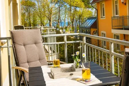 Balkon Ostseewelle Ferienwohnung 13