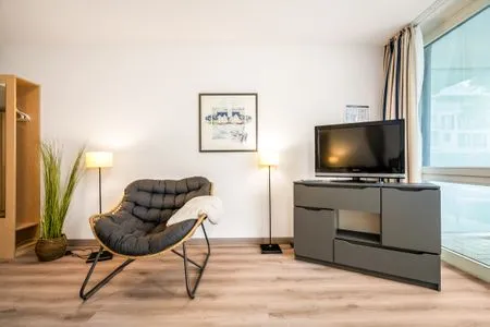 3 Ferienwohnung Seebär in Zingst - Wohnzimmer  Seebär