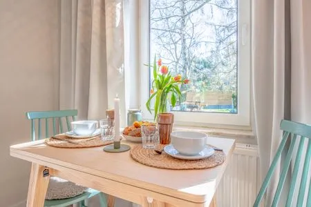 Küche / Küchenzeile Green Village Ferienwohnung Igelnest