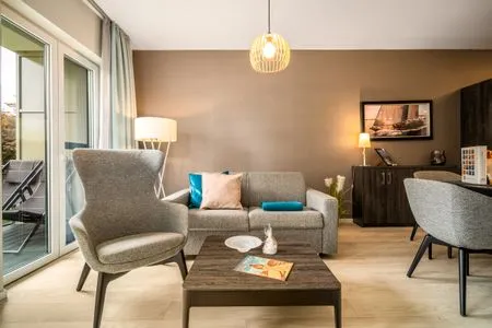 Ferienwohnung Lüttstuv Ostseebad Wustrow – Wohnbereich  Lüttstuv