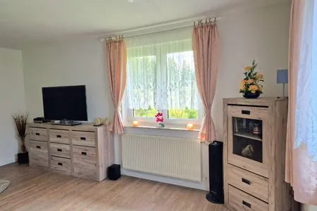 Wohnzimmer Ferienwohnung Auszeit