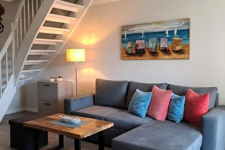 Wohnzimmer Hus op de Wurth Ferienwohnung 17 - Godewind -