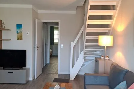 Wohnzimmer Hus op de Wurth Ferienwohnung 17 - Godewind -