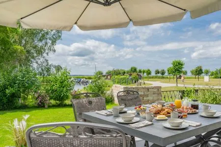 Terrasse Ferienhaus Seebrise