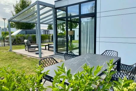 Breskens Chalet Duingras mit Zaun & Windschutz Nr. B125 Breskens / Zeeland - 