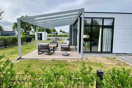 Breskens Chalet Duingras mit Zaun & Windschutz Nr. B125 Breskens / Zeeland - 
