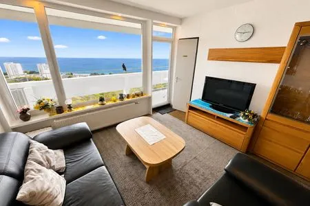 Wohnzimmer Panoramic Toller Seeblick über die Lübecker Bucht
