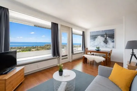 Wohnzimmer Panoramic Leuchtturm-Loft