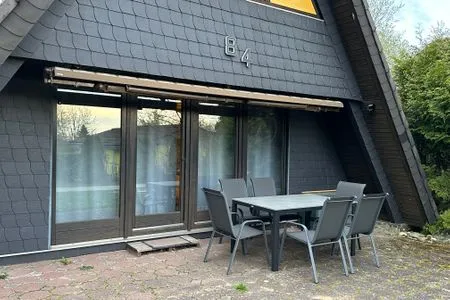 Terrasse Ferienhaus Bergklang