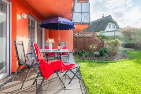 Terrasse Ferienwohnung Tintenfisch