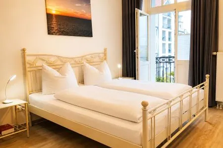 Schlafzimmer Haus am Park Ferienwohnung 24