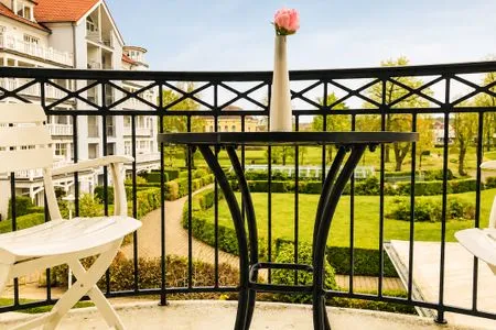 Balkon Haus am Park Ferienwohnung 24