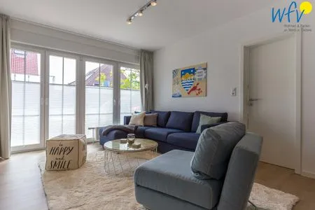 Wohnzimmer Juist Zauber - Haus 3 Ferienwohnung Strandaster