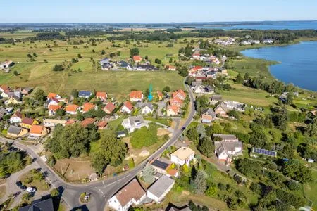 Vogelperspektive Ferienhaus am Balmer See