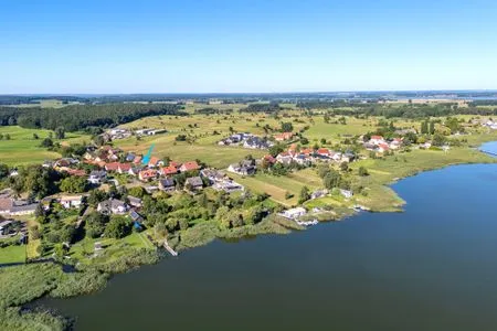 Vogelperspektive Ferienhaus am Balmer See