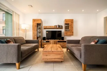 3 Ferienwohnung Pusteblume in Malchow Couch mit TV  Pusteblume