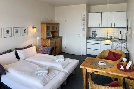 Küche / Küchenzeile Haus Nordenlicht Ferienwohnung „Holm"