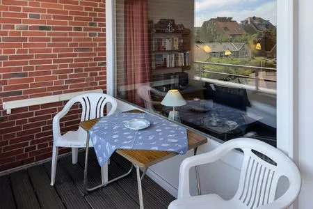 Balkon Haus Nordenlicht Ferienwohnung „Holm"
