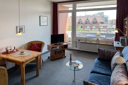 Wohnzimmer Haus Nordenlicht Ferienwohnung Holm