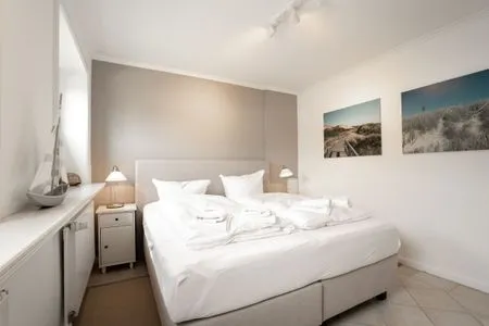 Schlafzimmer EG Dünen-Cottage