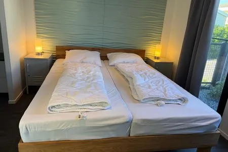 Breskens Chalet Ocean Lodge mit Zaun & Windschutz am Strandaufgang G127 Breskens / Zeeland - 
