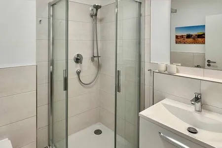 Badezimmer Ferienwohnung Haffzauber