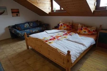 Schlafzimmer Ferienwohnung "Ampergarten"