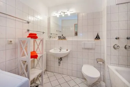 Badezimmer Ferienwohnung Seemöwe