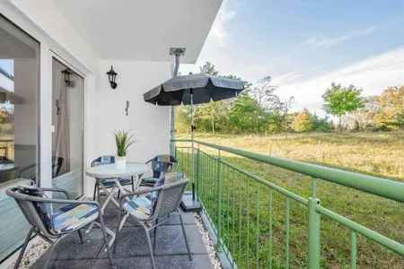 Terrasse Ferienwohnung Seemöwe