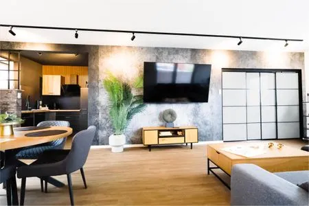 Wohnzimmer Ferienhaus Kleine Austernperle