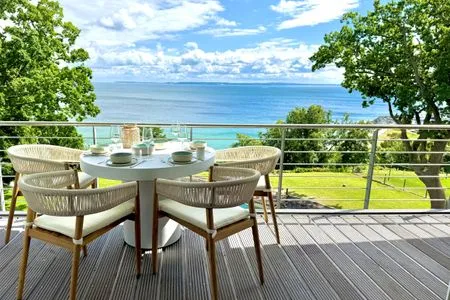 Meerblick FeWo Fontane - Kamin, Sauna, Meerblick, Badeteich