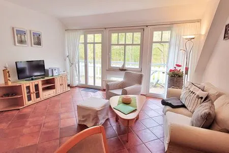 Wohnzimmer Zum Leuchtturm Wohnung 5