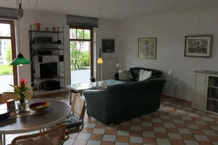 Wohnzimmer Ferienwohnung Vilmblick