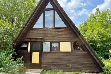 Fassade / Eingang Ferienhaus Hasenglück