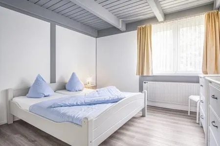 Schlafzimmer Ferienwohnung Nordsee Koje Pellworm