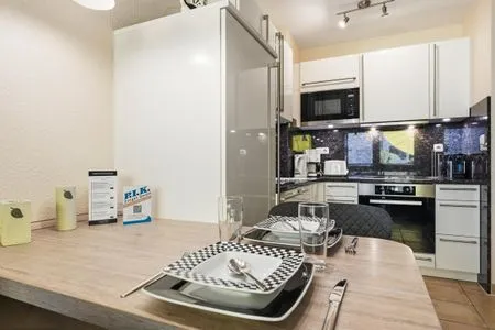 offene Küche Residenz am Strand Wohnung 4-57