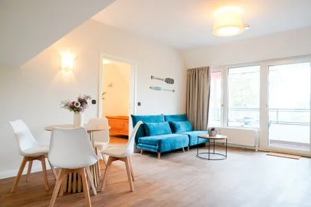 Wohnzimmer (STR74a) Ferienwohnung "Seaside Club"