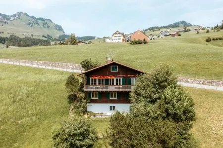 Vogelperspektive Chalet Engihalde