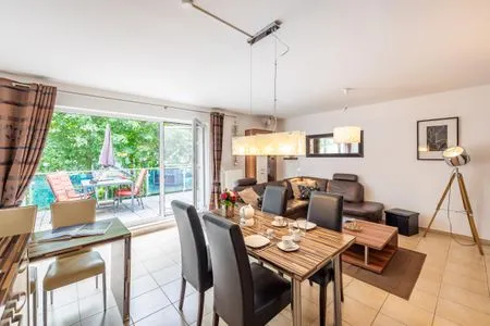 Wohnzimmer Kurpark Carré 25 Meeresglück