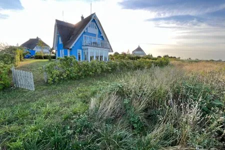 Fassade / Eingang Ferienwohnung Inselblick - bis Hiddensee und nach Mön