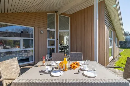 Terrasse Ferienhaus Strandläufer