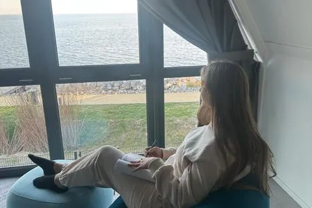 Enkhuizer Strand BeachHouse Panoramadeck mit Zaun Nr. 415 Enkhuizen / IJsselmeer - 