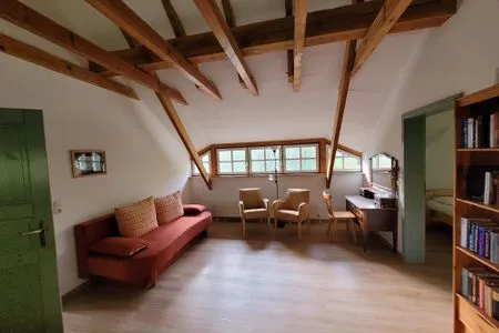 Wohnzimmer Ferienwohnung im Kollhof - Ruhe und Natur im Süden Rügens