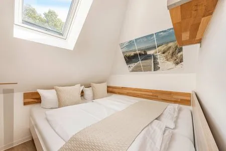 Schlafzimmer Villa Sanke App. Sonnenschein nur 200 Meter zum Strand mit Balkon