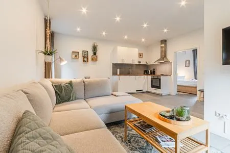 Wohnzimmer Ferienwohnung Achterdeck Eckernförde