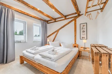 Schlafzimmer Ferienwohnung Oberdeck Eckernförde