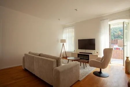 Wohnzimmer Schloss Espasingen Ludwig-von-Freyberg-Suite