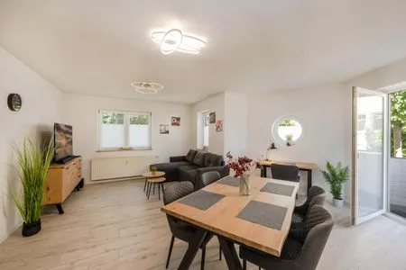 Hauptansicht Ferienwohnung Achterliek nur 300 m zum Strand mit Balkon