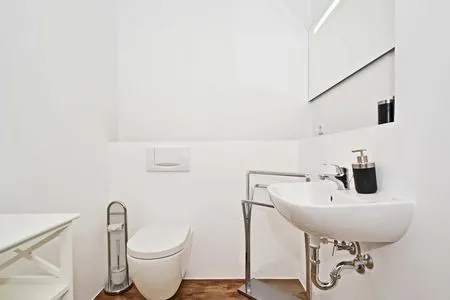 Badezimmer Haus Usedom App. MeeresSpiegel mit Terrasse und nur 350 m zum Strand