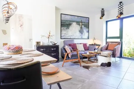 Wohnzimmer (ERL41) Ferienhaus PIER41